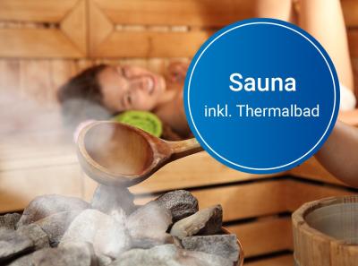 Wertgutschein: Sauna + Thermalbad (Tageskarte)