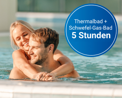 Wertgutschein: Schwefel-Gas-Bad + Thermalbad Einzel- & 10er-Karten (5 Std.)